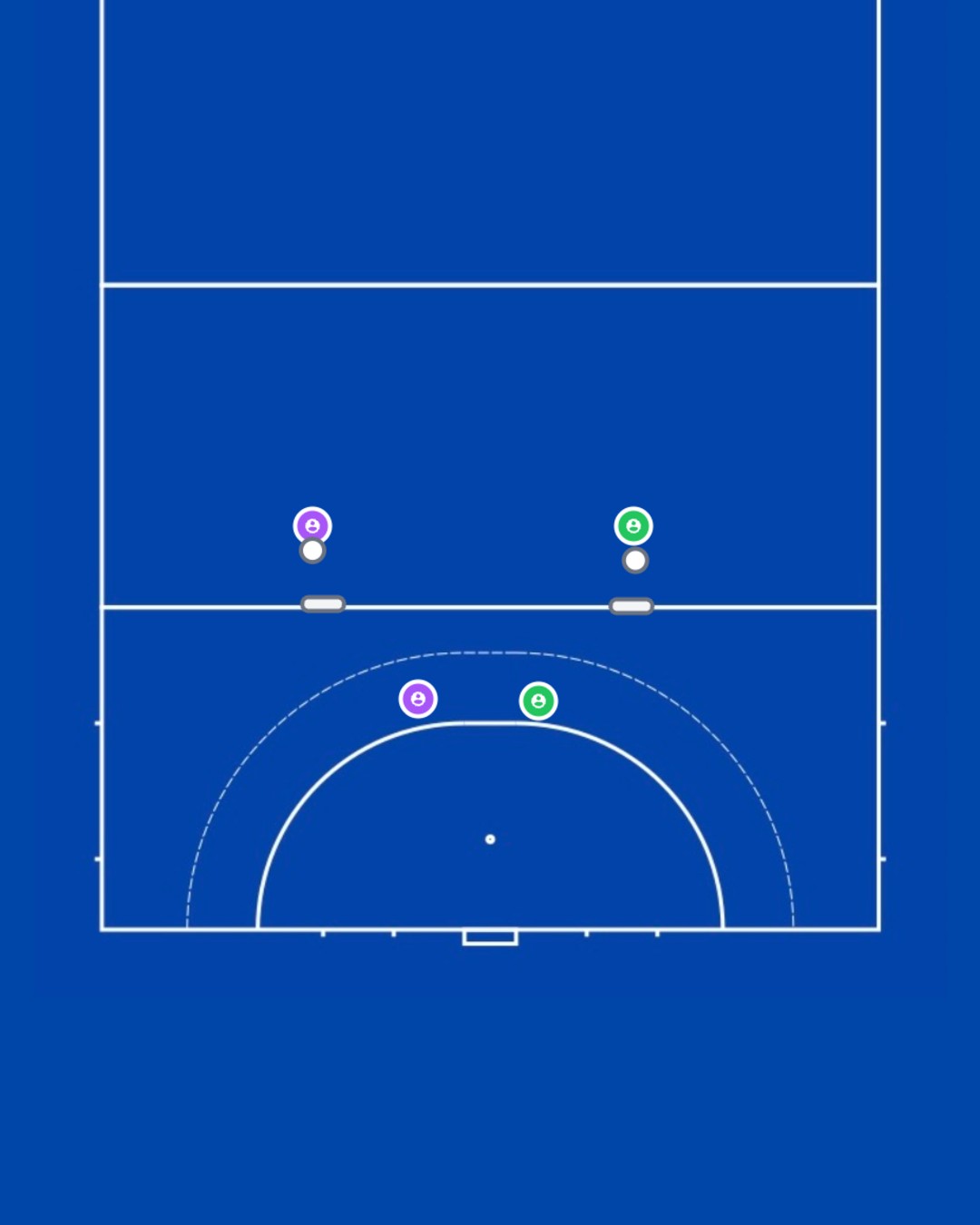 Animated hockey drill: Bounce Board Combo